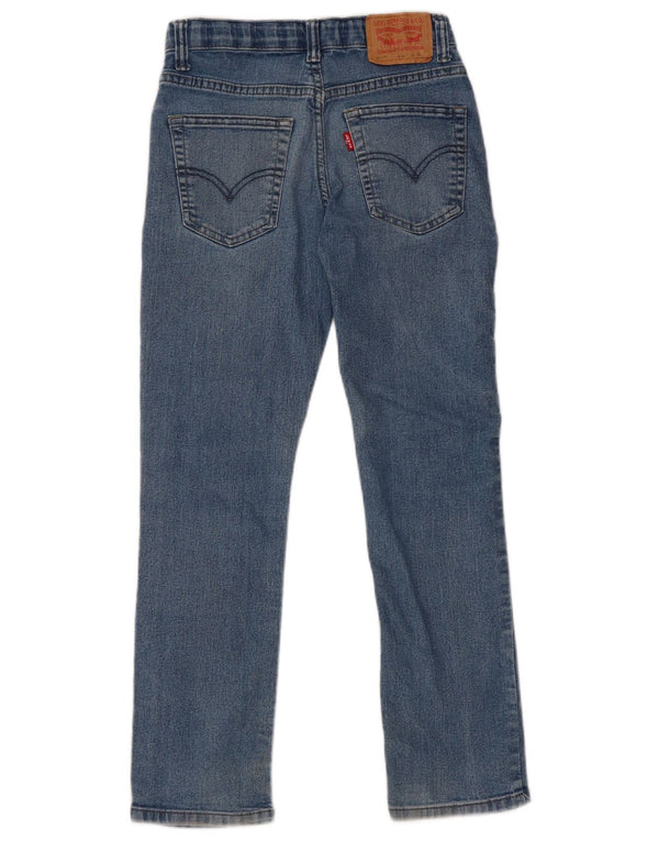 LEVI'S Boys 511 Slim Jeans 9-10 Anos W25 L26 Azul Algodão