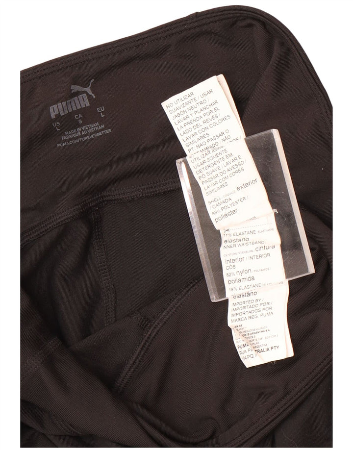 Leggings femininas PUMA UK 14 grandes poliéster preto