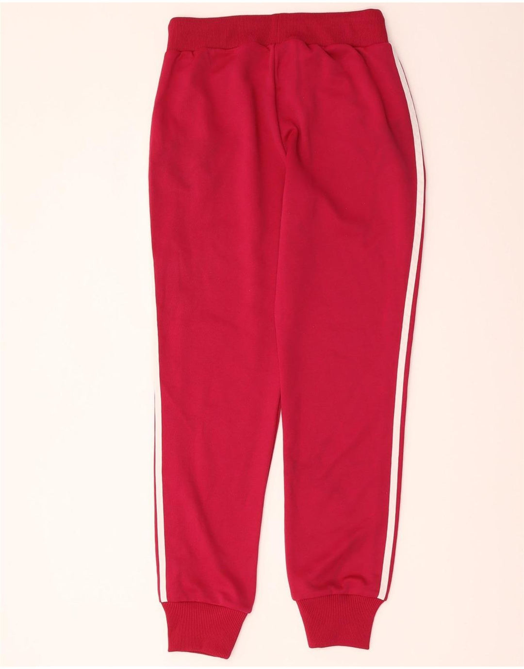 Calça de treino feminina Adidas Joggers IT 42 pequeno poliéster vermelho