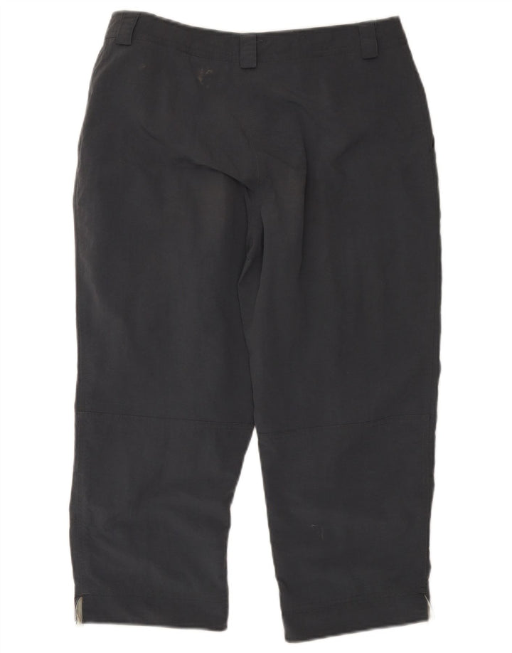 Calça Capri Feminina Adidas UK 14 Grande W32 L21 Cinza Poliamida