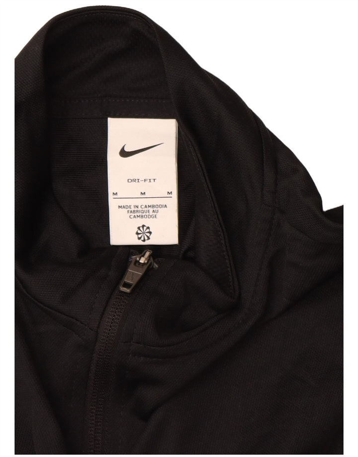 Jaqueta Nike Feminina Dri Fit Tracksuit UK 14 Médio Preto Poliéster