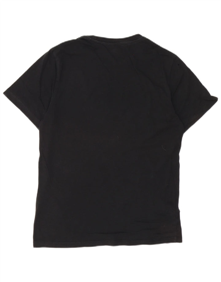 Camiseta Nike masculina gráfica top pequeno algodão preto