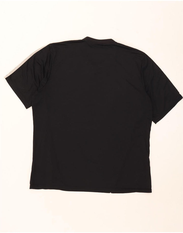 Adidas Mens Camiseta Top XL Poliéster Preto