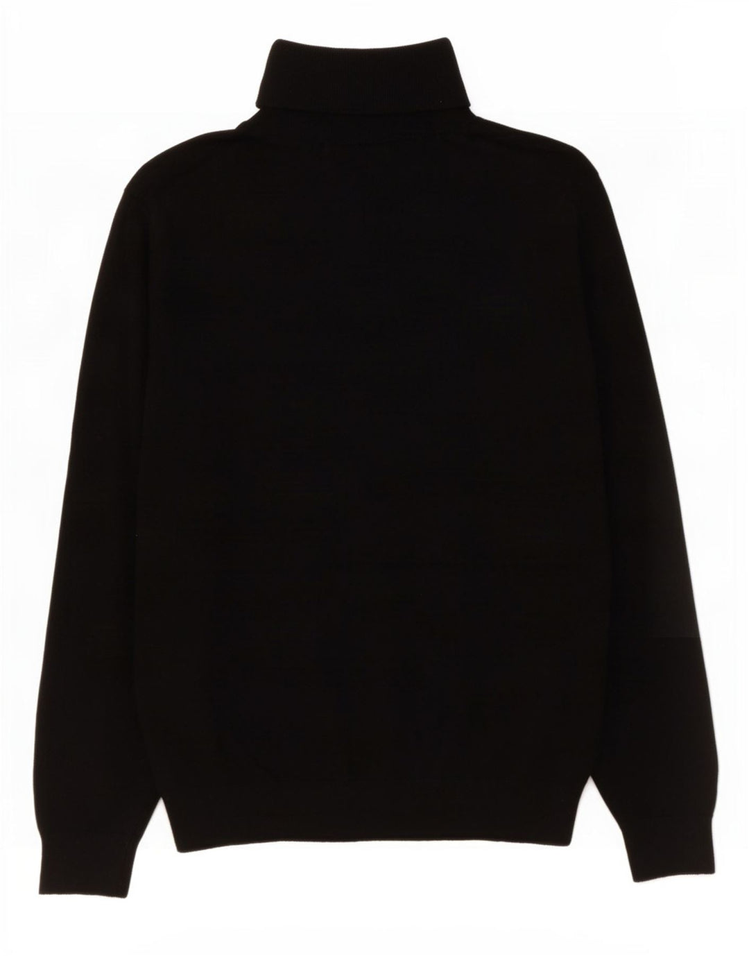 Suéter feminino Marks & Spencer Autograph com gola redonda Reino Unido 16 grande preto