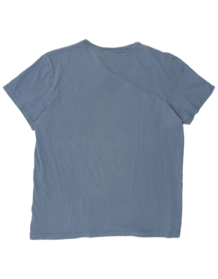 Camiseta masculina G-STAR grande azul