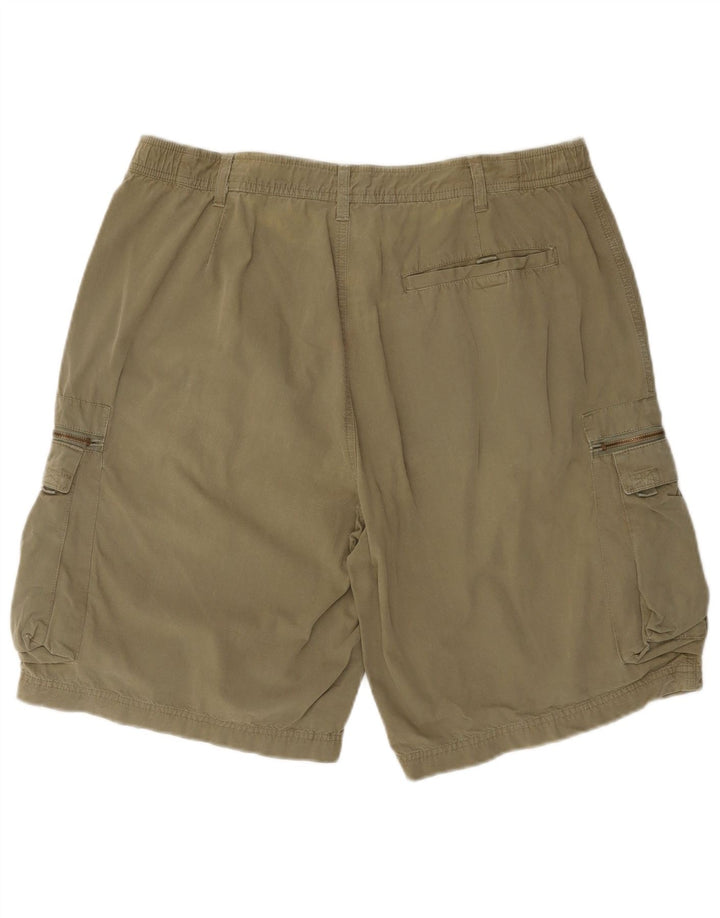Shorts cargo masculino CHAMPION XL W38 algodão cáqui
