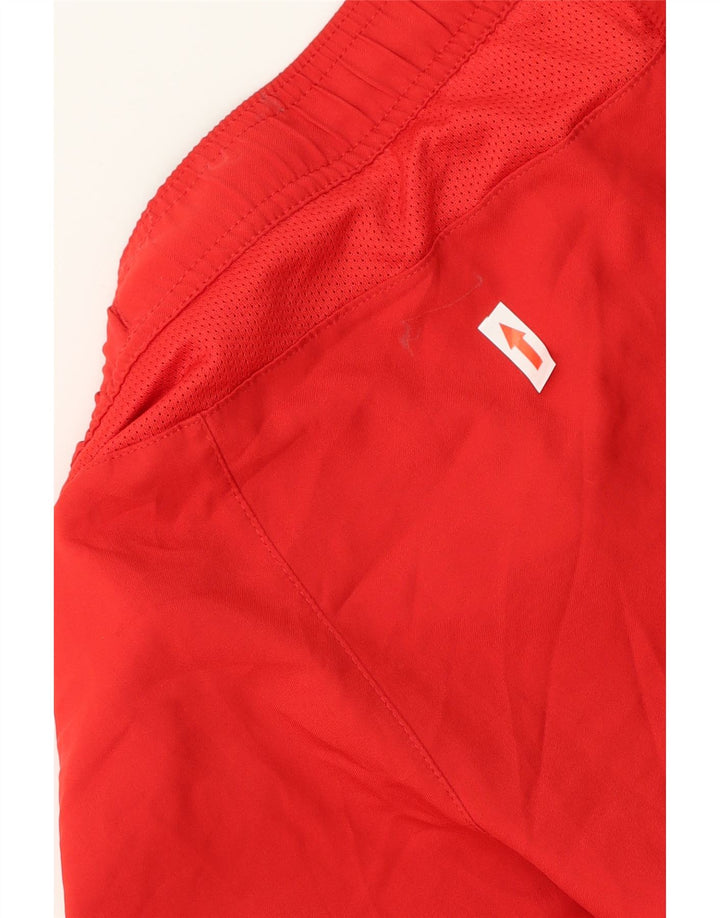 NIKE Meninos Barcelona Sport Shorts 10-11 Anos Médio Listrado Vermelho Poliéster