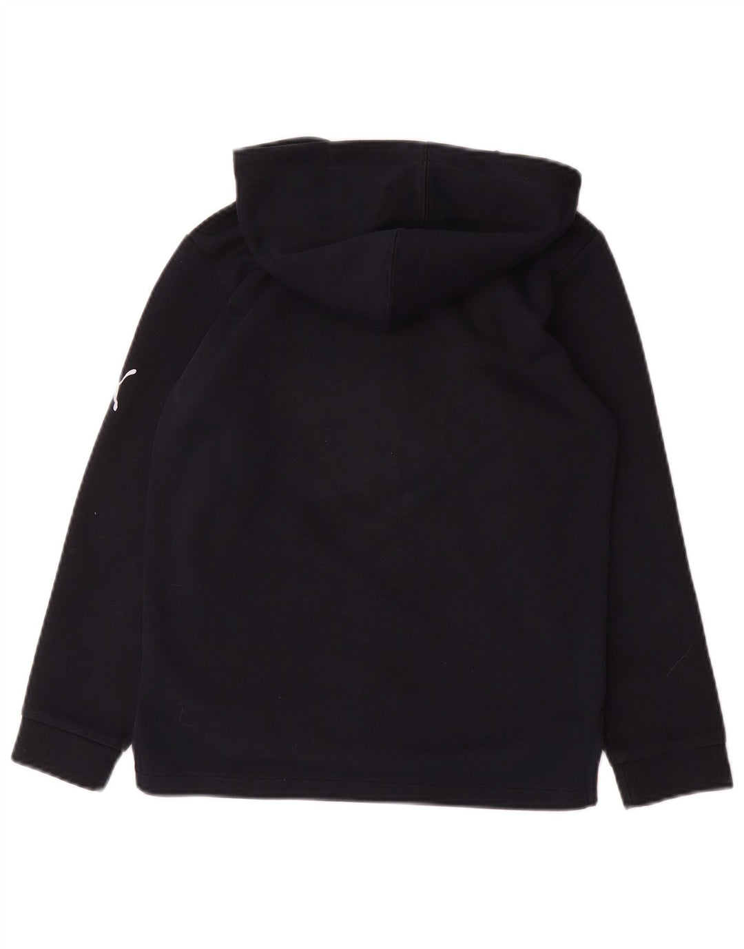 Suéter Puma Boys Graphic Zip com capuz 9-10 anos azul marinho poliéster