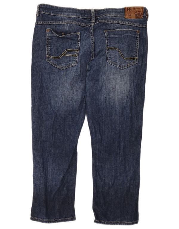Calça jeans feminina Fat Face UK 12 médio W34 L23 algodão azul