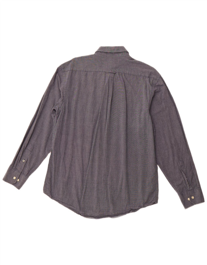 Camisa masculina IZOD algodão cinza médio