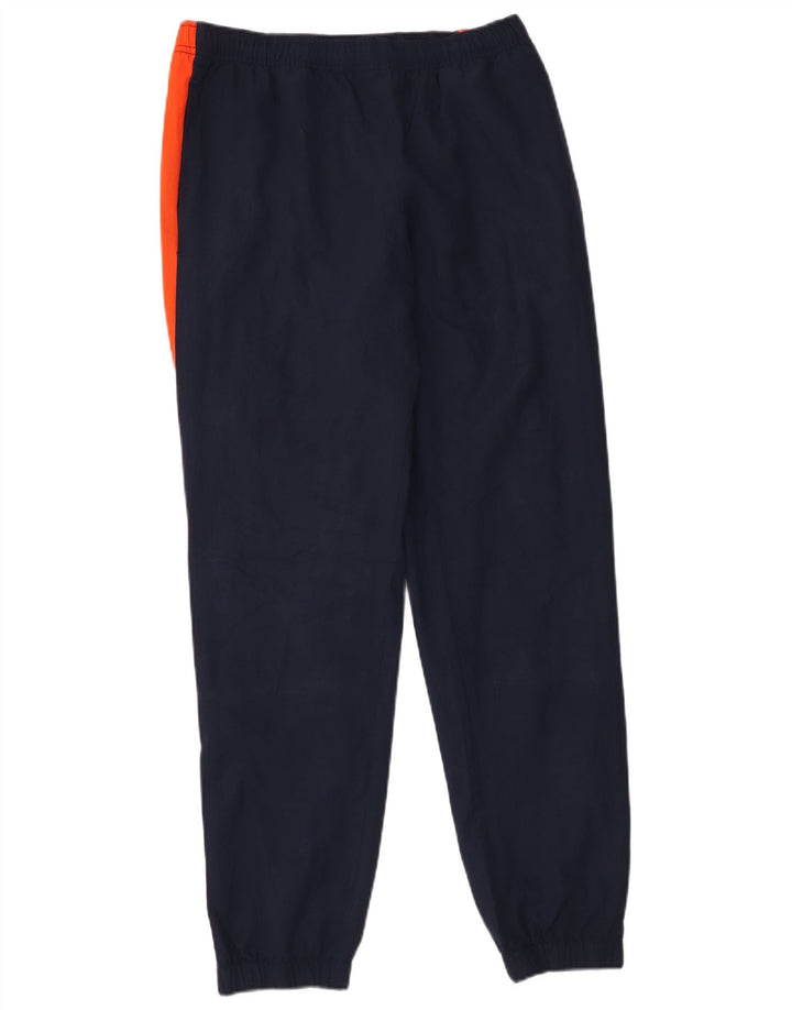 Calça esportiva masculina Lacoste tamanho 4 azul marinho médio colorblock