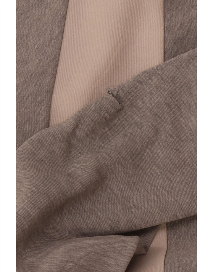 NIKE Mens Graphic Hoodie Jumper Grande Algodão Cinza