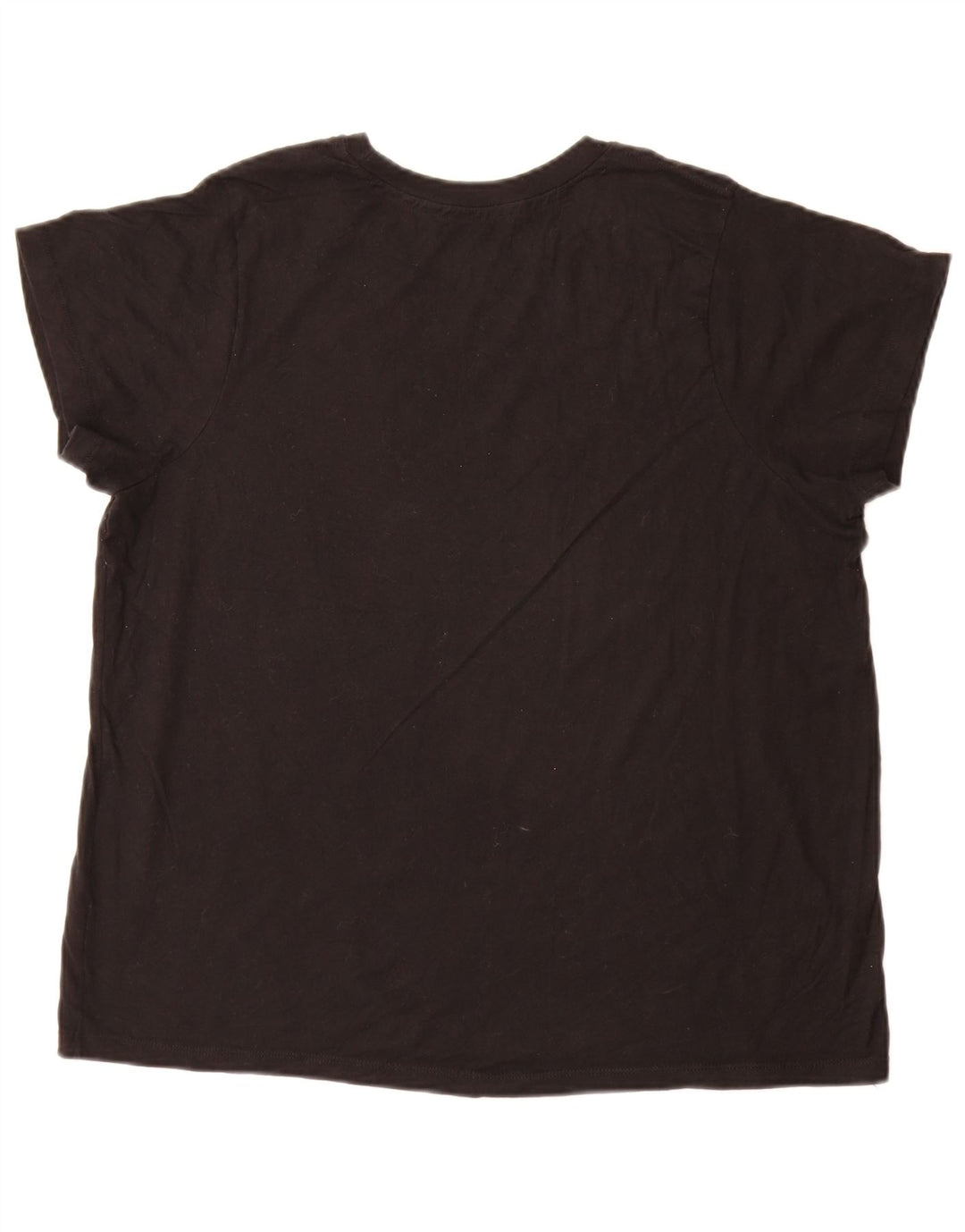 Camiseta feminina estampada Champion UK 18 XL algodão preto