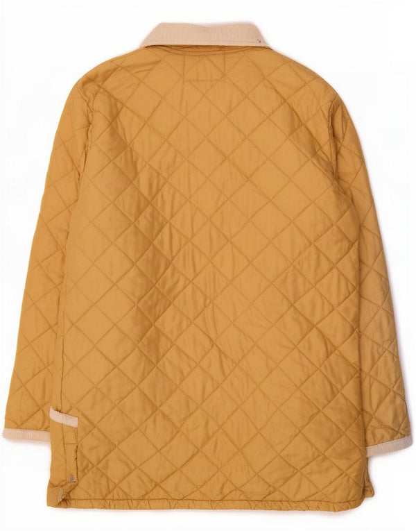 Jaqueta masculina acolchoada Husky UK 42 XL amarelo colorblock nylon