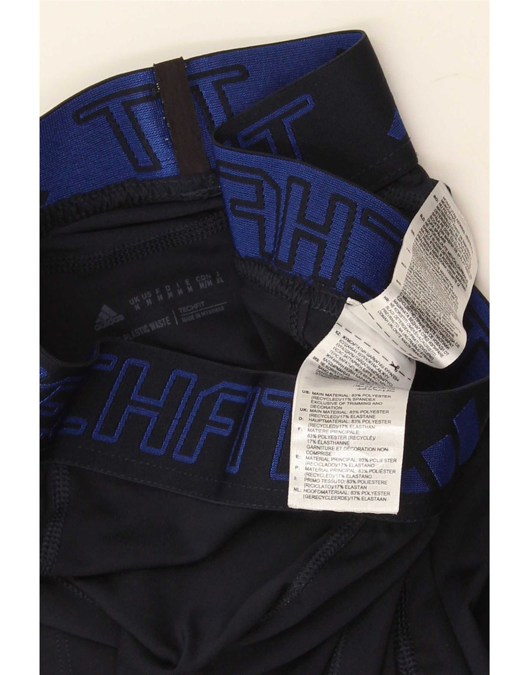 Leggings Adidas Aeroready Feminino UK 12 Médio Azul Marinho Poliéster