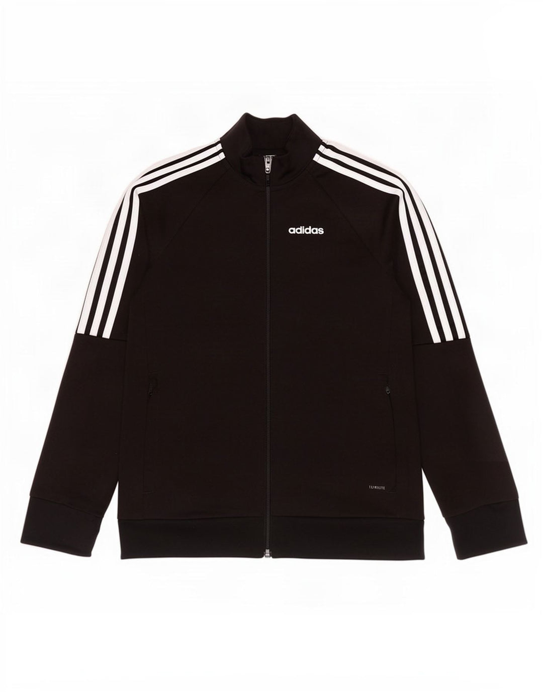 Casaco de treino Adidas Boys Climalite 9-10 anos preto poliéster
