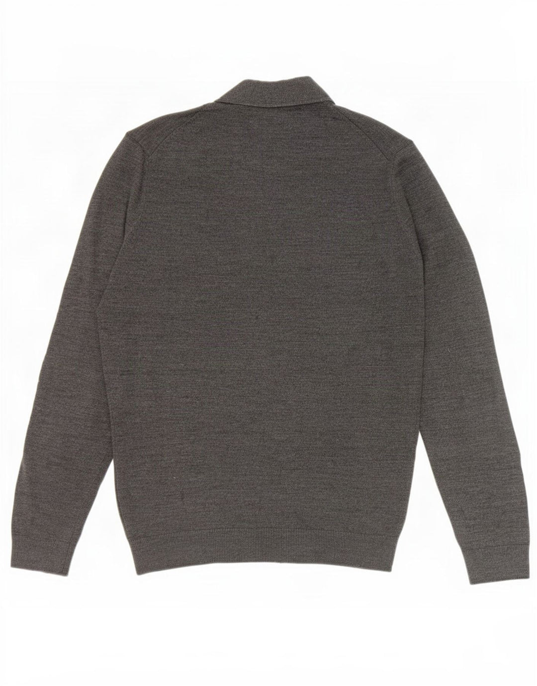 Suéter cardigã masculino Zara cinza médio