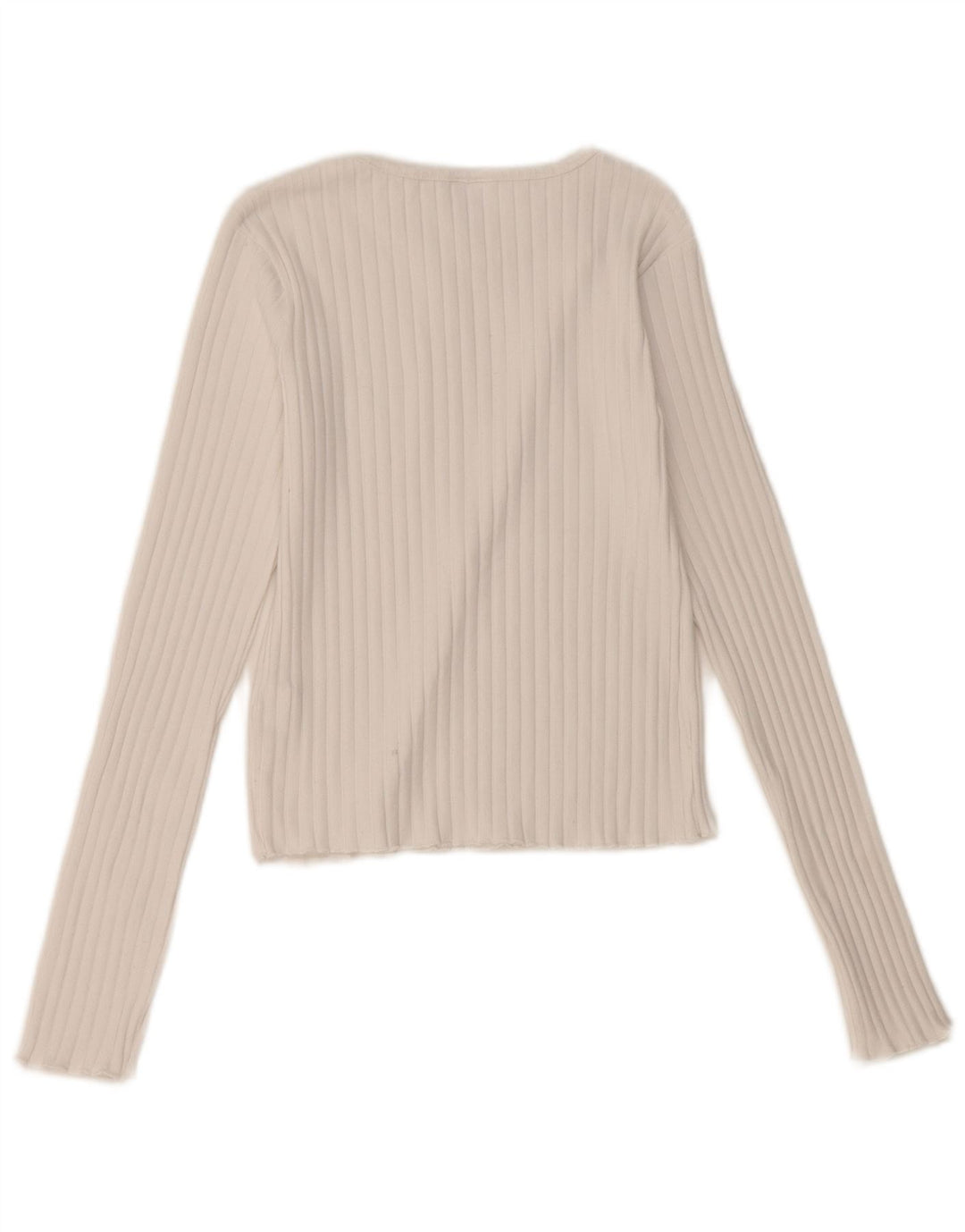 ZARA Girls Top Long Sleeve 13-14 Years White Polyester