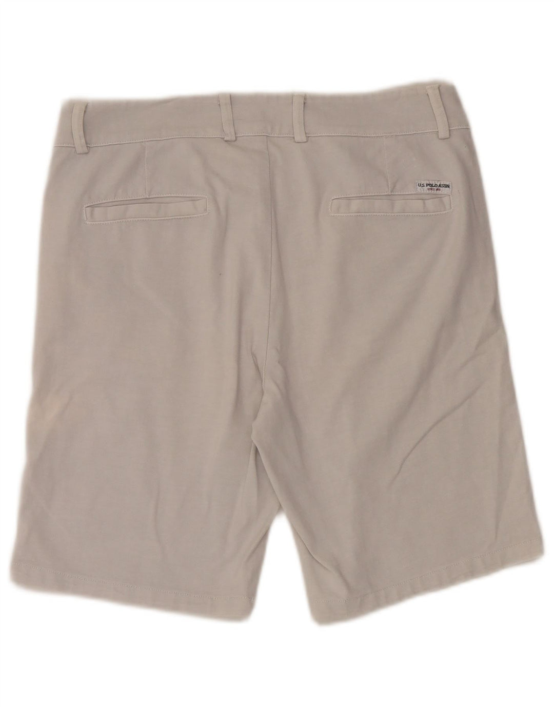 ASSN POLO DOS EUA. Shorts Chino Masculino W32 Médio Algodão Branco