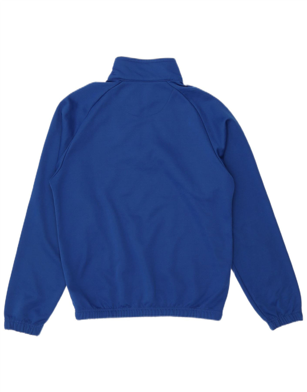 Kappa Mens Zip Neck Pulôver Treino Top Médio Azul Poliéster