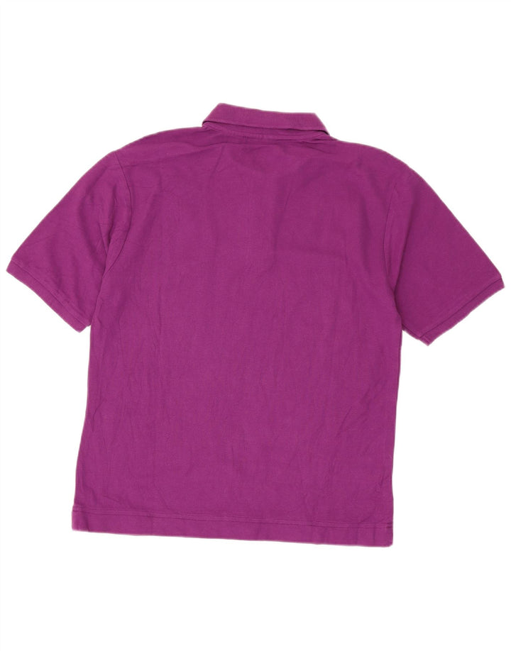 Camisa polo masculina FILA grande algodão roxo