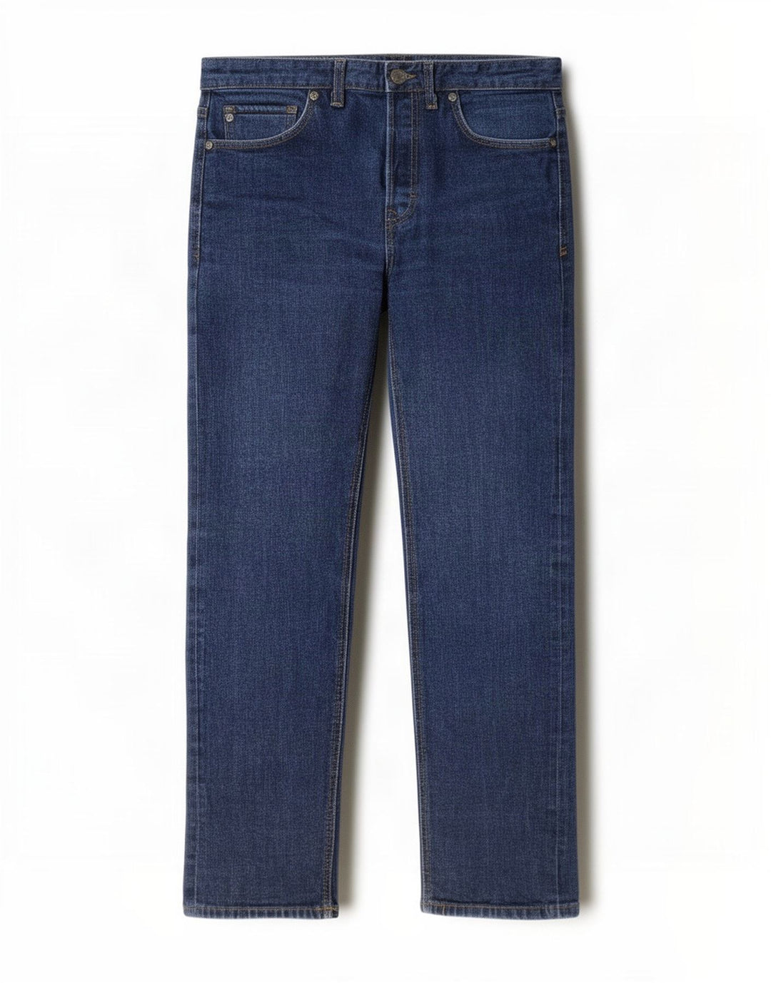 Calça jeans reta masculina Fat Face W32 L30 algodão azul