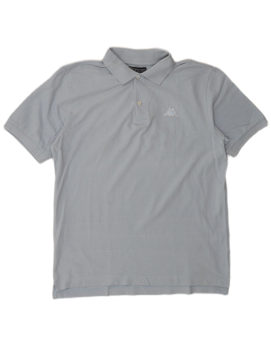Camisa polo masculina KAPPA algodão azul médio