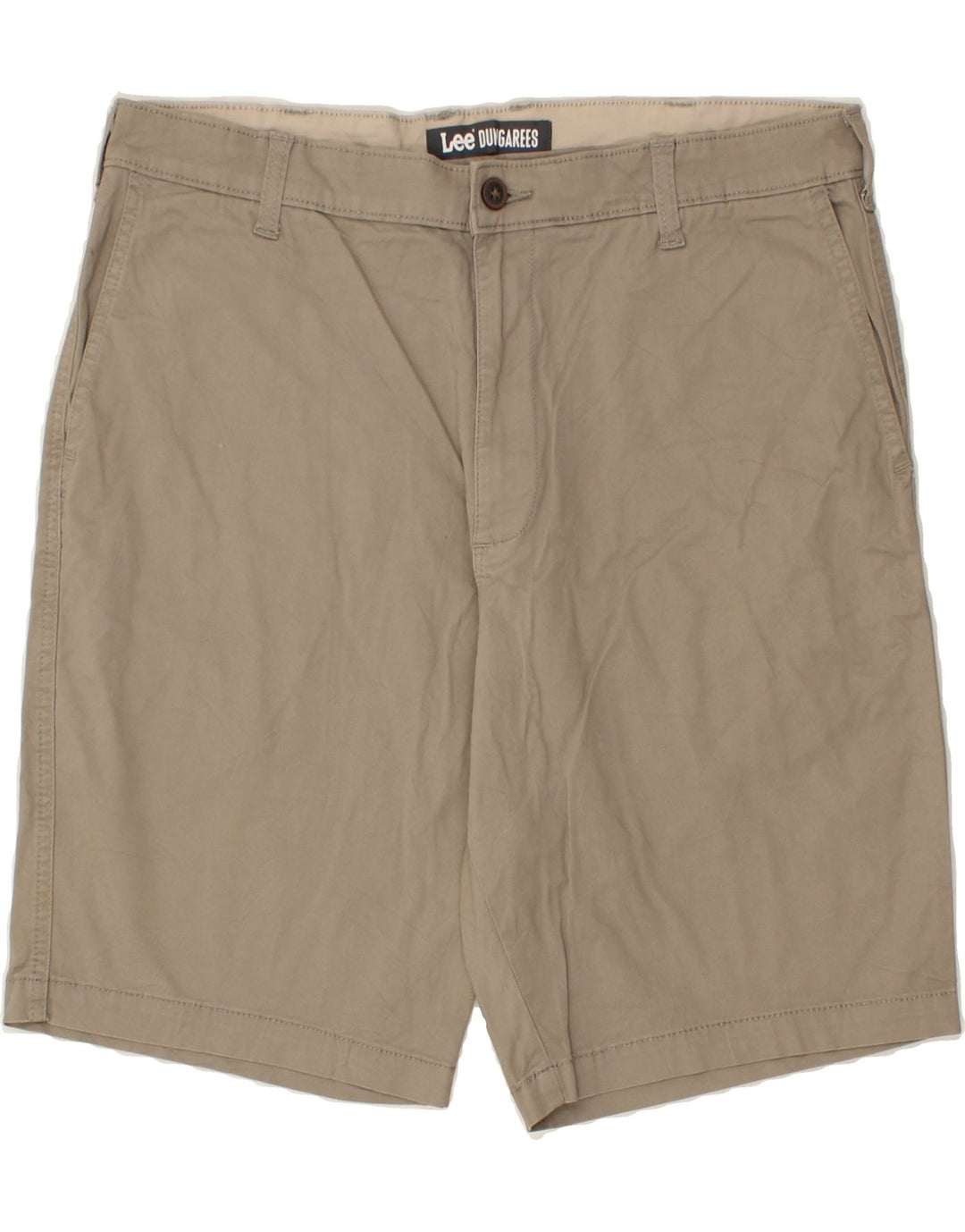 LEE Mens Dungarees Chino Shorts W36 Large Grey Cotton Vintage Lee and Second-Hand Lee from Messina Hembry 