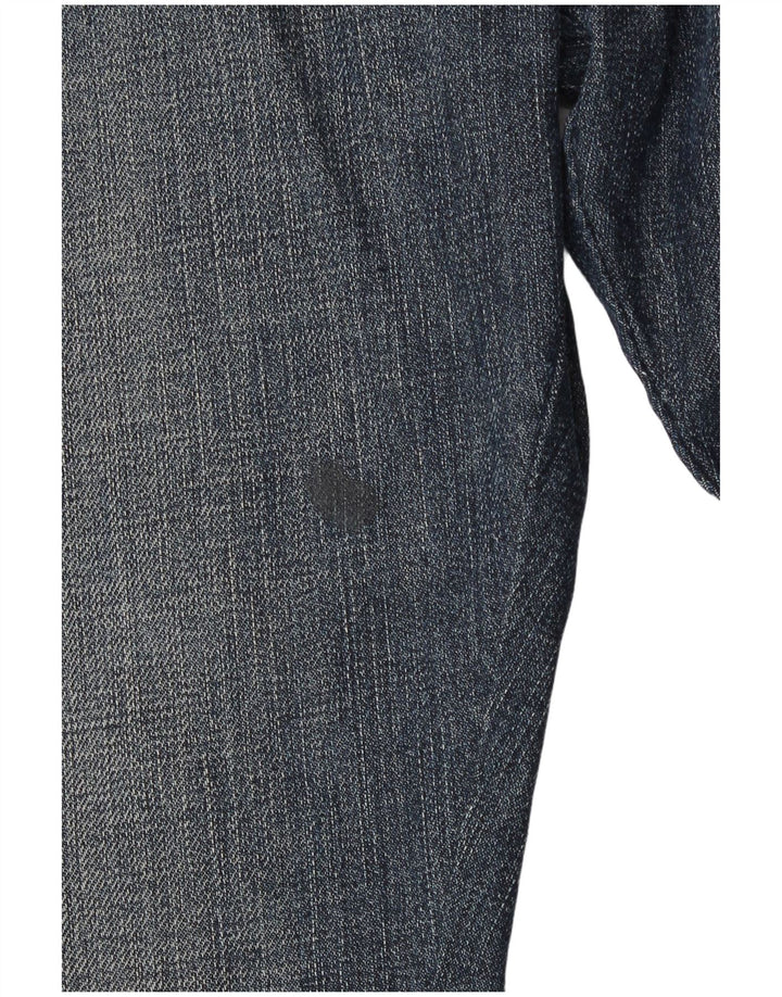 Calça jeans reta feminina Calvin Klein W33 L30 algodão azul