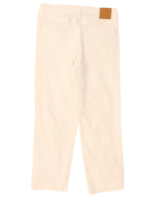 Calça jeans feminina Massimo Dutti EU 40 médio W30 L24 branco