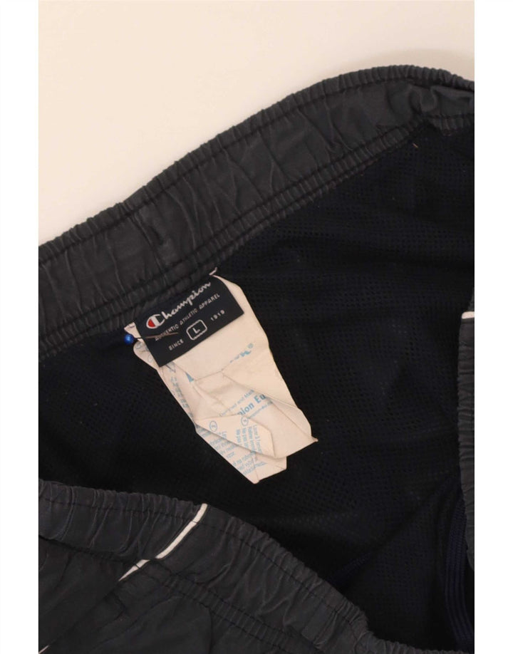 Calça esportiva masculina Champion Joggers grande poliéster azul marinho