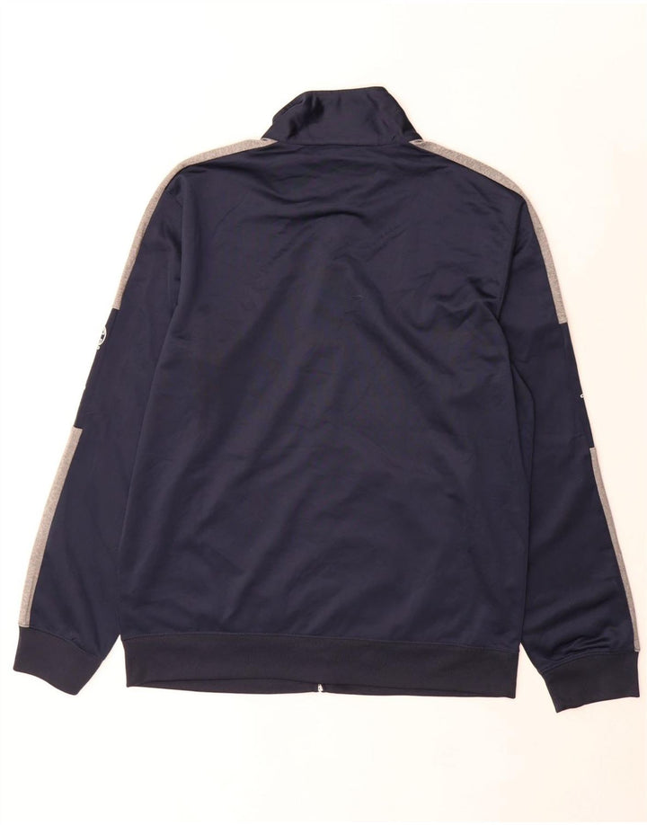 Jaqueta masculina de agasalho gráfico Champion XL azul marinho colorblock