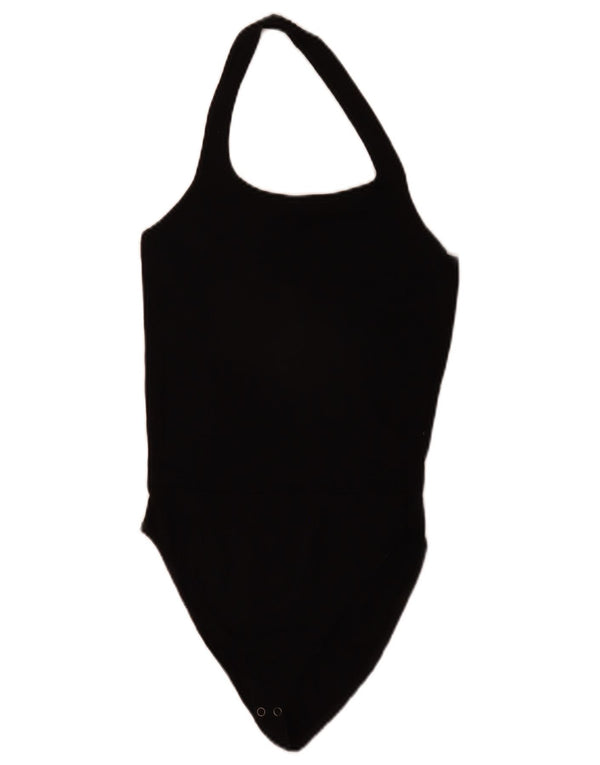 Macacão feminino Zara Halter UK 12 médio preto viscose
