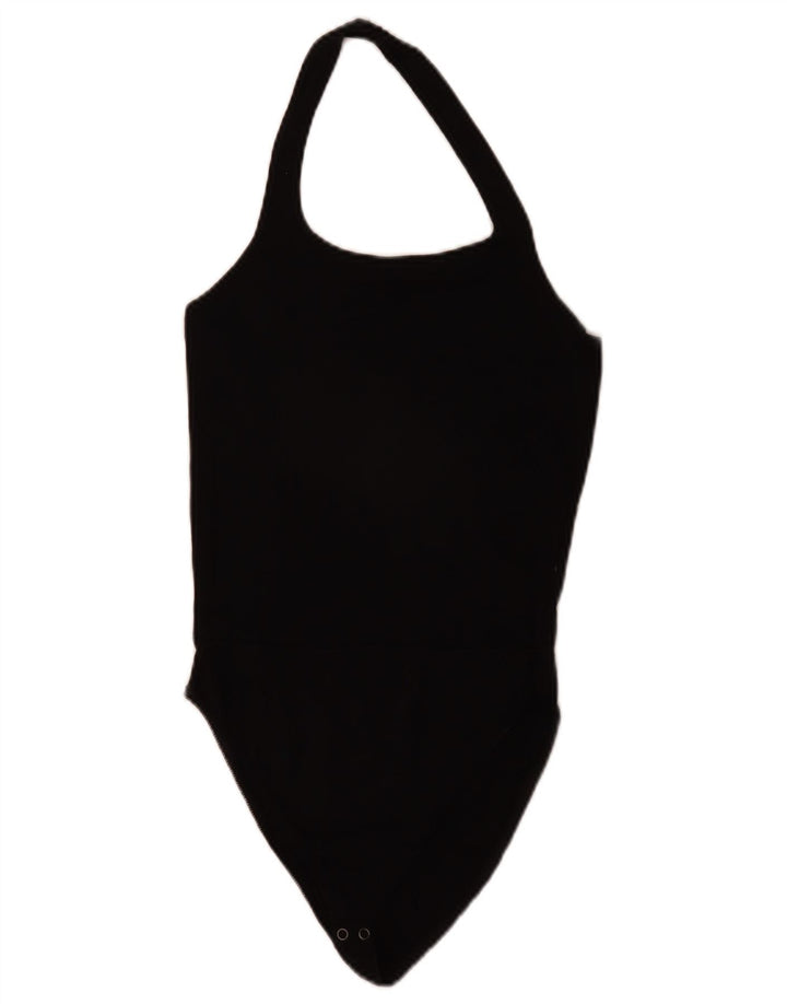 Macacão feminino Zara Halter UK 12 médio preto viscose