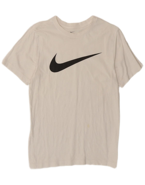 Camiseta Nike masculina gráfica top pequeno branco