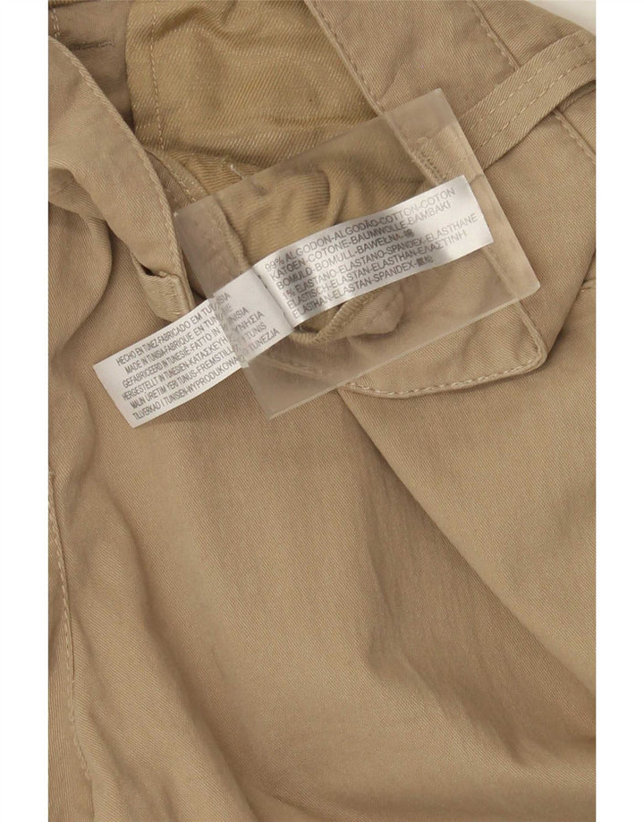 Calça casual feminina Massimo Dutti Bootcut UE 42 grande W32 L32 bege