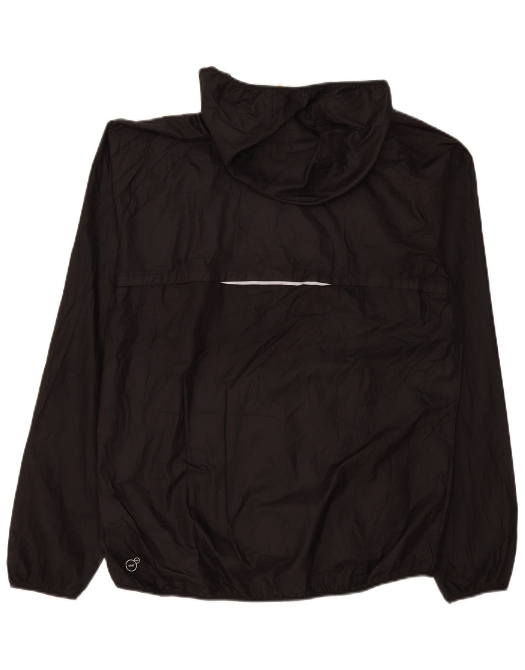 Jaqueta de chuva feminina com capuz Puma UK 16 grande poliéster preto