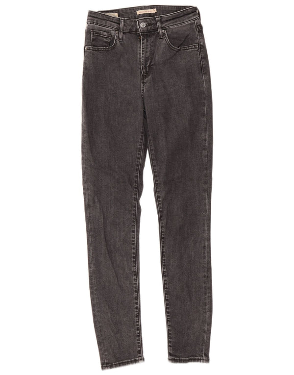 Calça jeans feminina Levi's 721 High Rise Skinny W26 L30 cinza Lycra