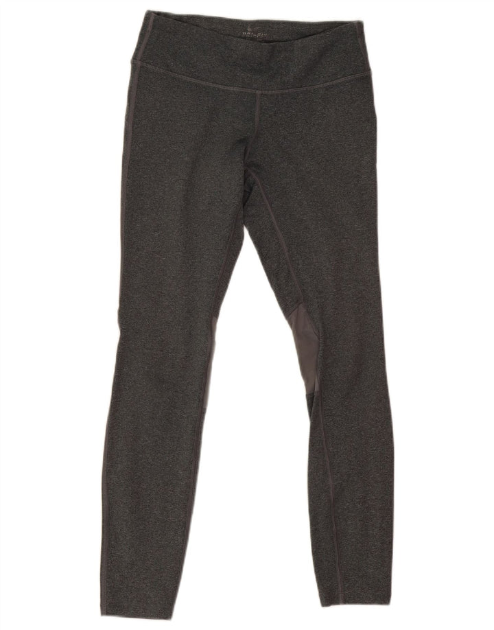 Leggings Nike Dri Fit Crop Femininas UK 8 Pequenas Cinza Poliéster