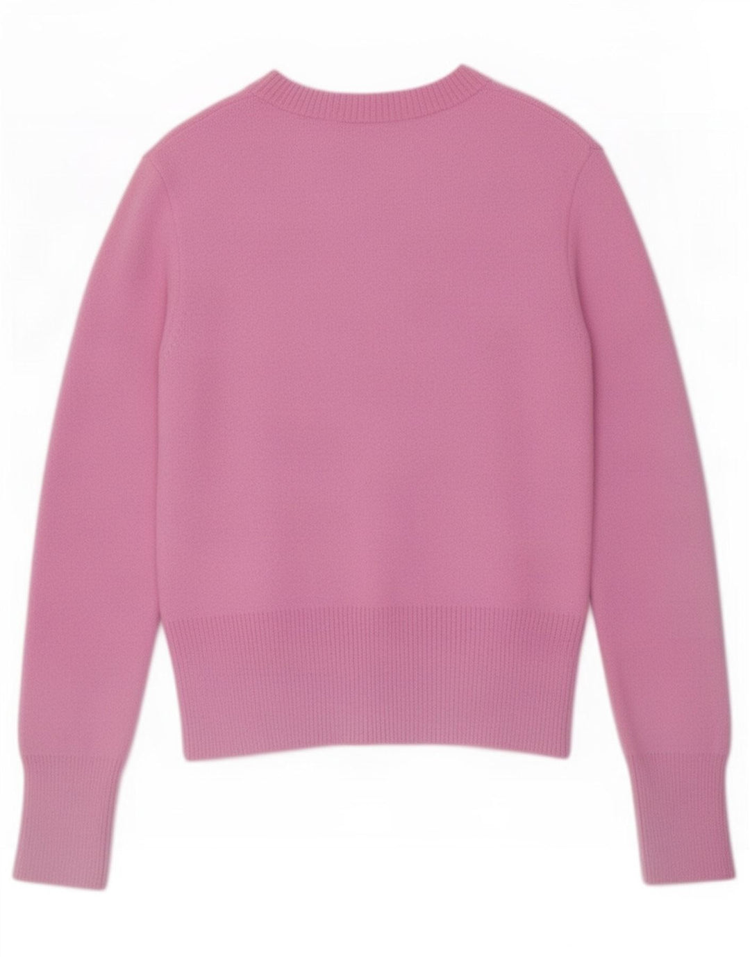 Suéter cardigã feminino Zara UK 12 poliamida rosa médio
