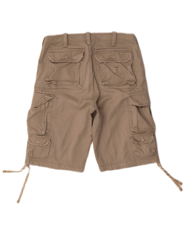 Wilker Mens Cargo Shorts W30 Verde Médio