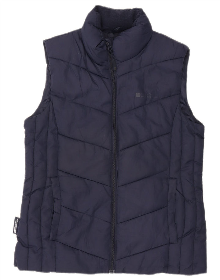 Mountain Warehouse Womens acolchoado Gilet UK 10 pequeno poliéster azul marinho