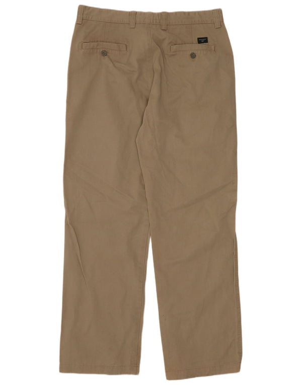 Calça Chino Masculina Dockers Regular Fit W33 L34 Algodão Bege