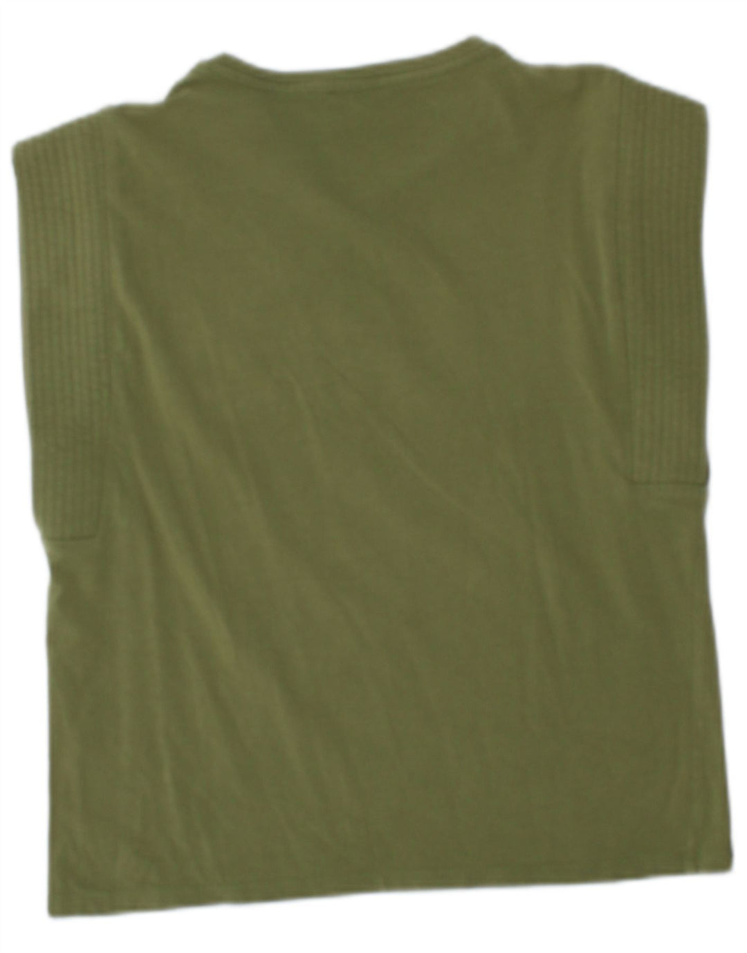 Camiseta feminina LIU JO com estampa gráfica UK 12 verde médio
