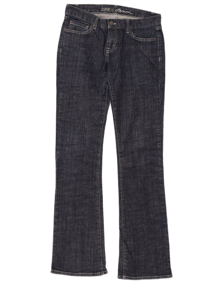 Crew Clothing feminino bootcut jeans W30 L34 azul marinho algodão
