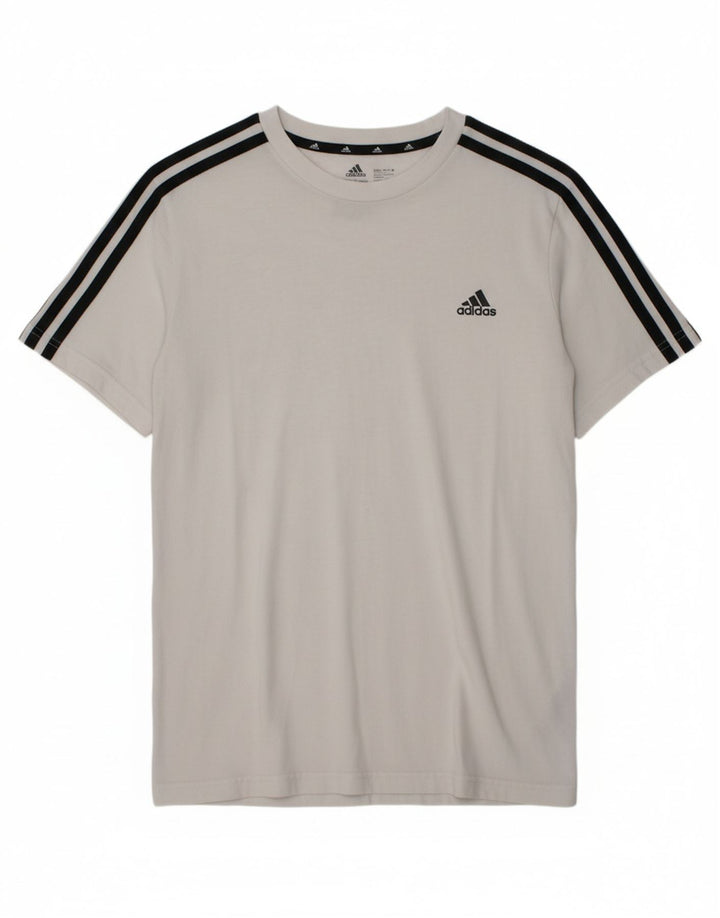 Camiseta Adidas Menino 11-12 Anos Algodão Branco