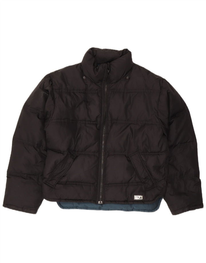 Jaqueta acolchoada feminina FILA IT 42 médio preto nylon