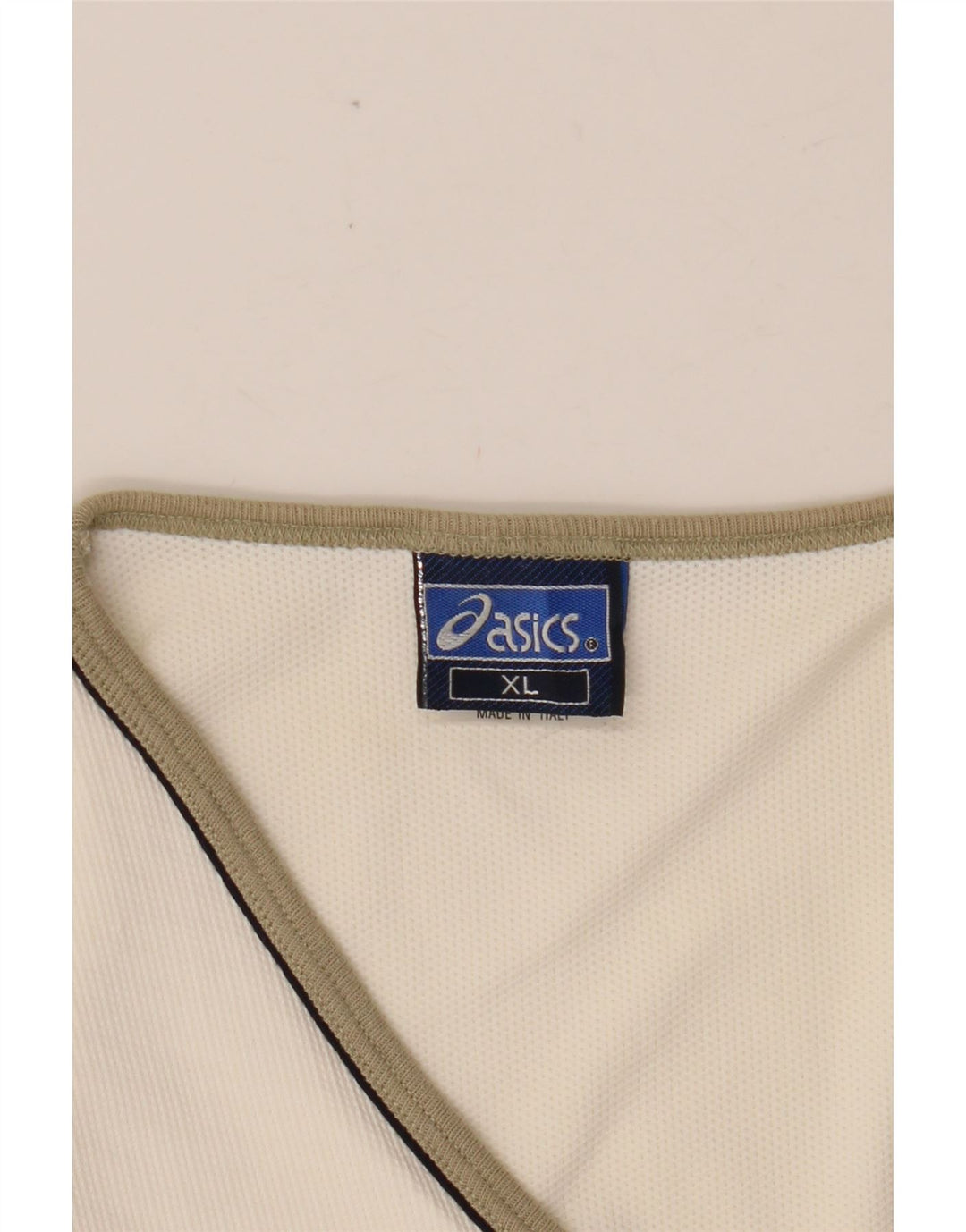 Vestido de tênis feminino ASICS UK 18 XL bege colorblock algodão