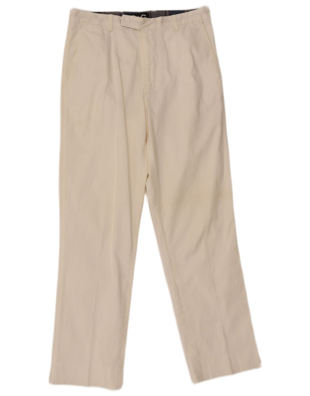 Dolce & Gabbana Calça feminina reta W30 L27 branca