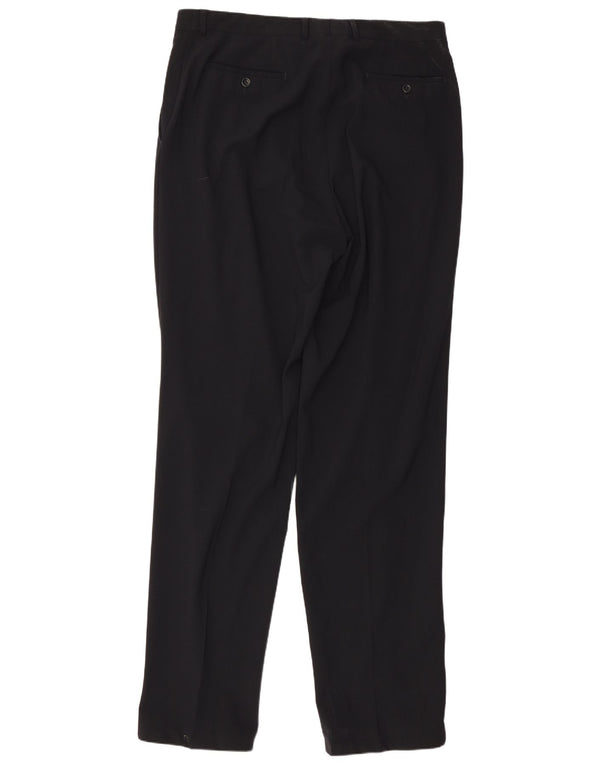 Calça de terno reto masculino Armani W34 L36 preta